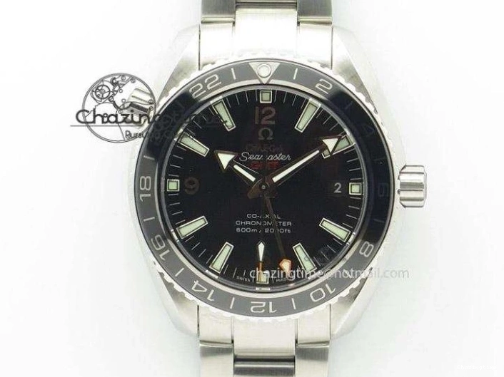 0309 Trendy 2016 Planet Ocean 43.5mm SS V6F Best Edition Black Dial On SS Bracelet A 8210